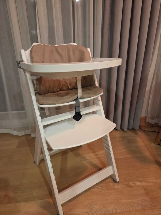 Drewniane krzesełko do karmienia - rosnące z dzieckiem - SAFETY 1st