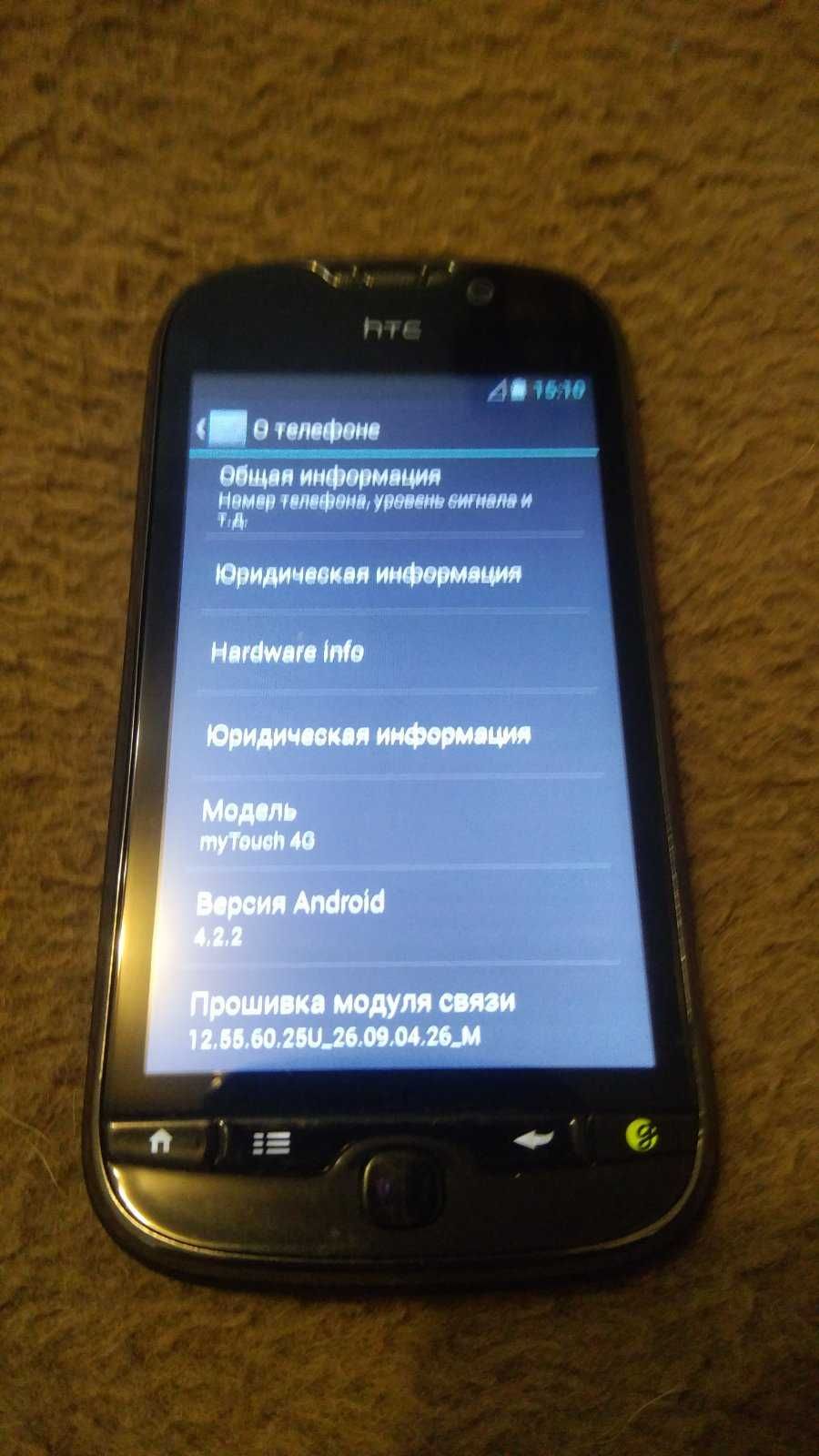 HTC myTouch 4G Андроид смартфон