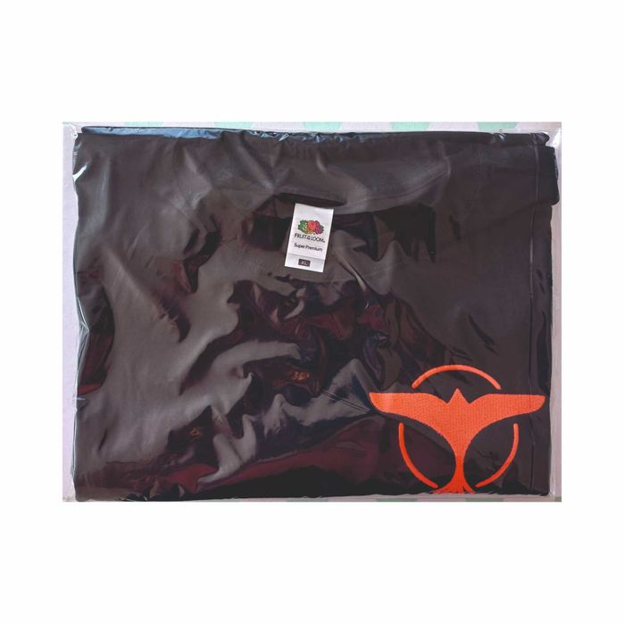 Wyprzedaż T-Shirt Czarny t-shirt Haft Tiesto roz.XL możliwość wysyłki