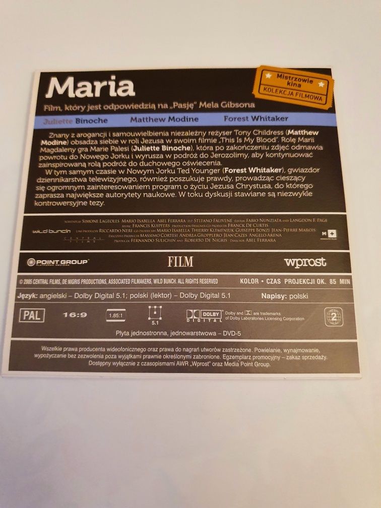 Maria - film DVD