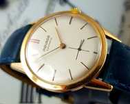 Złoty zegarek Movado automatic 18k Lata 50te Zenith Vintage