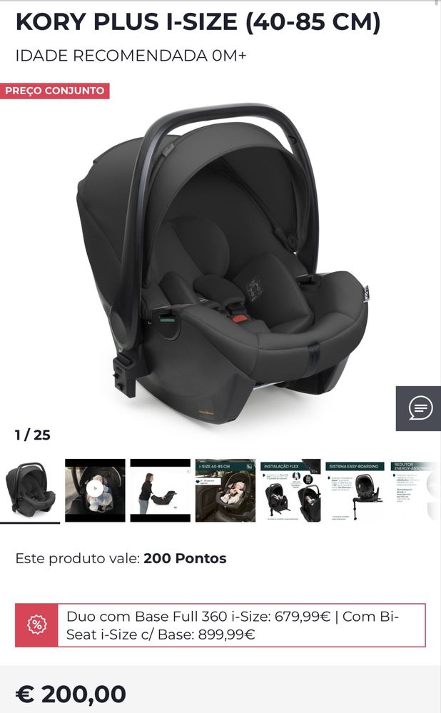 Cadeirinha auto + Base - Chicco