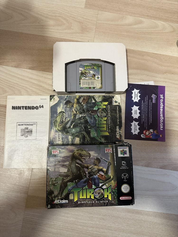 Nintendo 64 Turok komplet z pudełkiem !