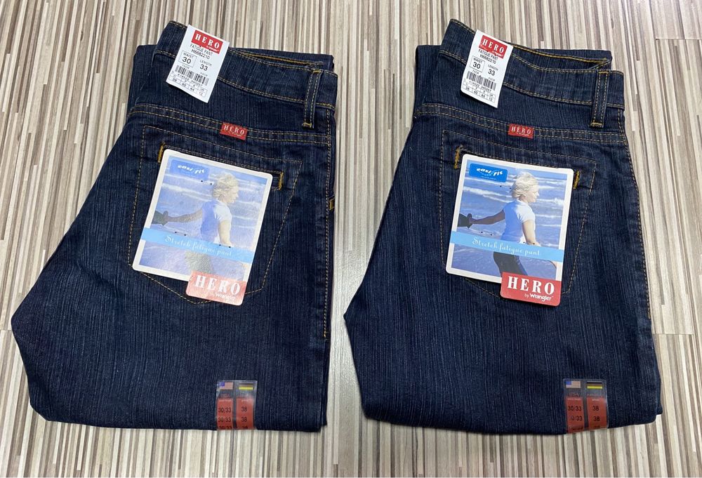 Spodnie damskie jeans 30/33 pas 76 cm komplet 2 pary Wrangler nowe