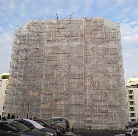 PLANDEKA NA RUSZTOWANIE ZBROJONA 3,2x20m 170g Folia Osłonowa Bezbarwna