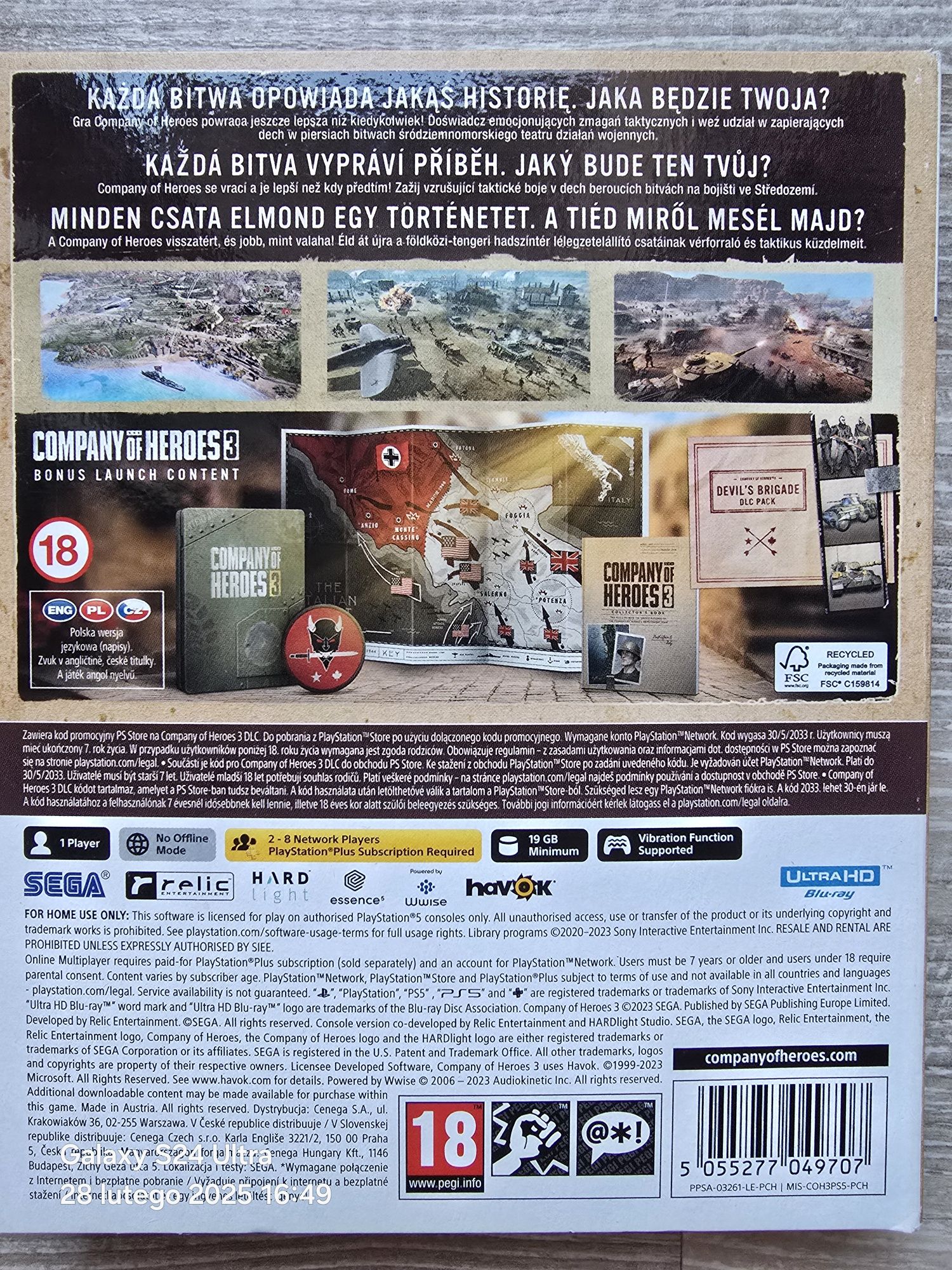Gra Company of Heroes 3 PS5