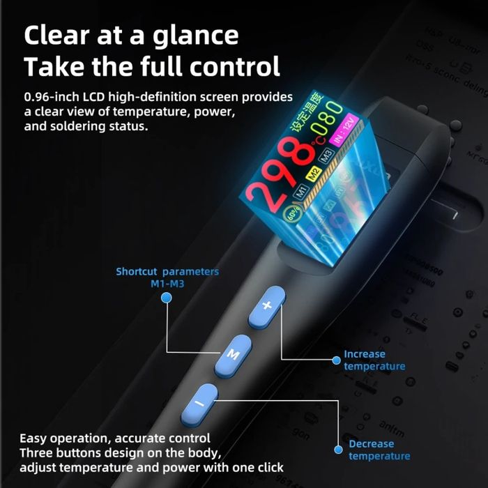 AiXun T205 портативна паяльна станція