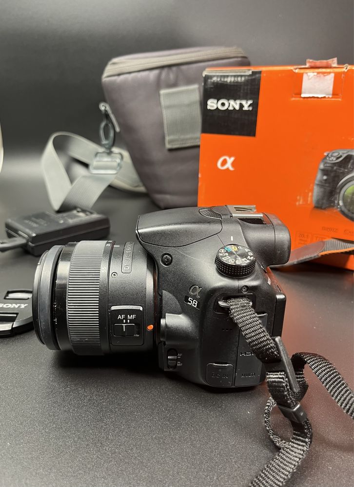 Продается фотоаппарат Sony Slt-A58K с коробкой, документами и сумкой