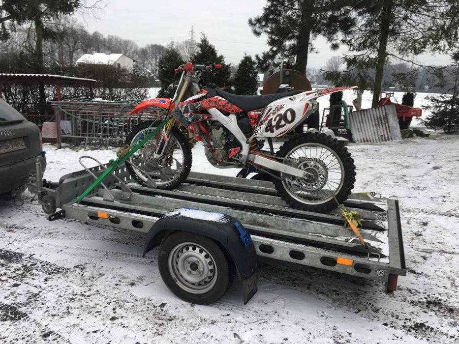 Wynajem przyczepa przyczepka motocyklowa do przewozu quada motocykla