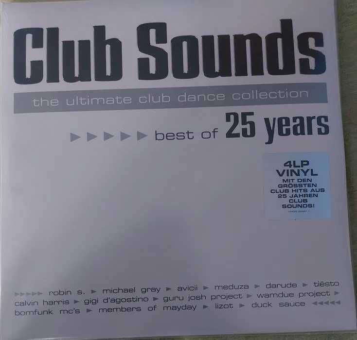 CLUB SOUNDS 25 YEARS Płyty Winylowe x 4 (Ostatnia Sztuka)