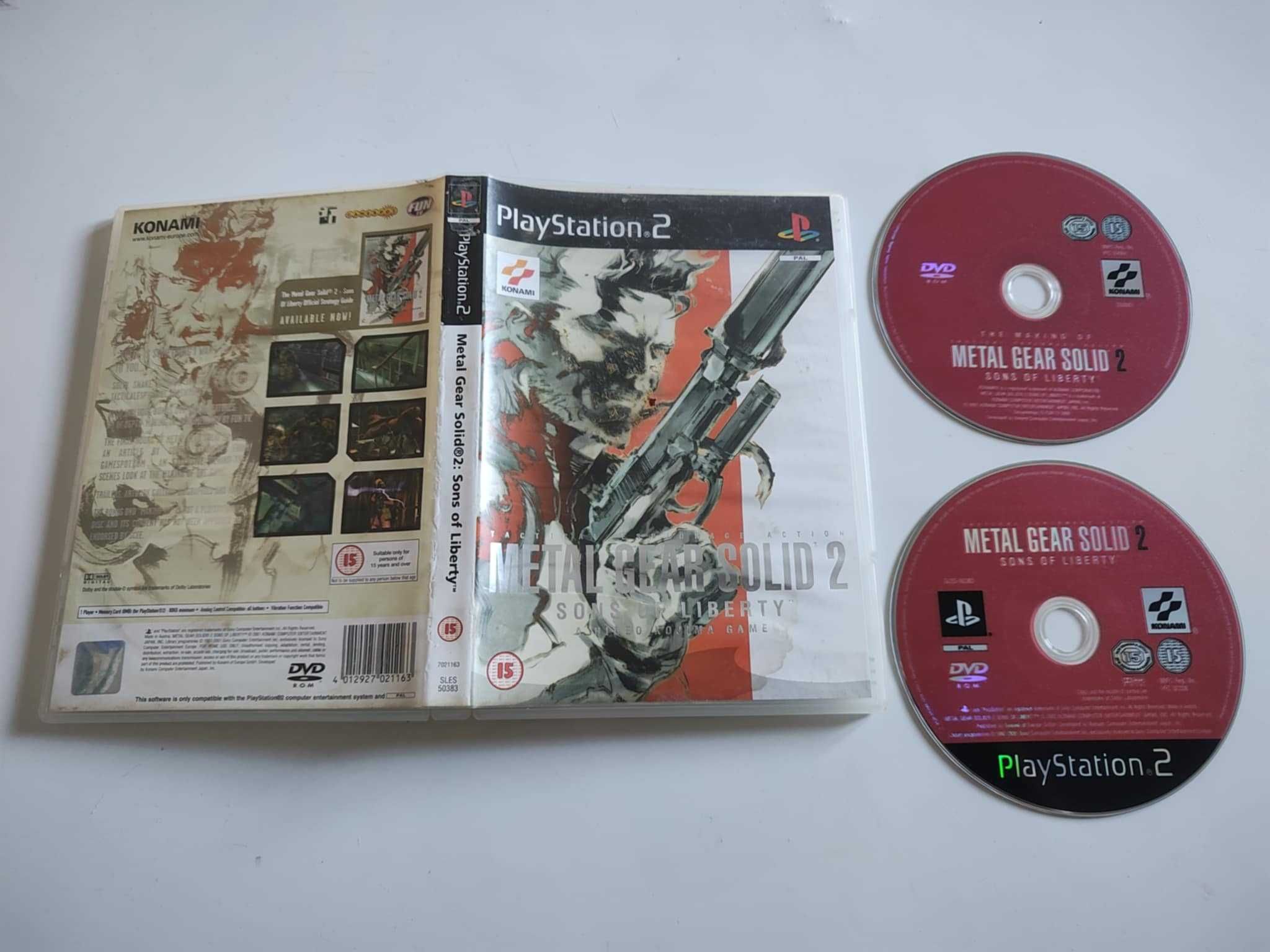 Gra PS2 PlayStation 2 Metal Gear Solid 2: sons of liberty