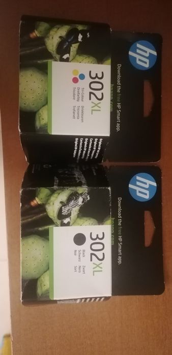 Conjunto de tinteiros originais HP 302XL