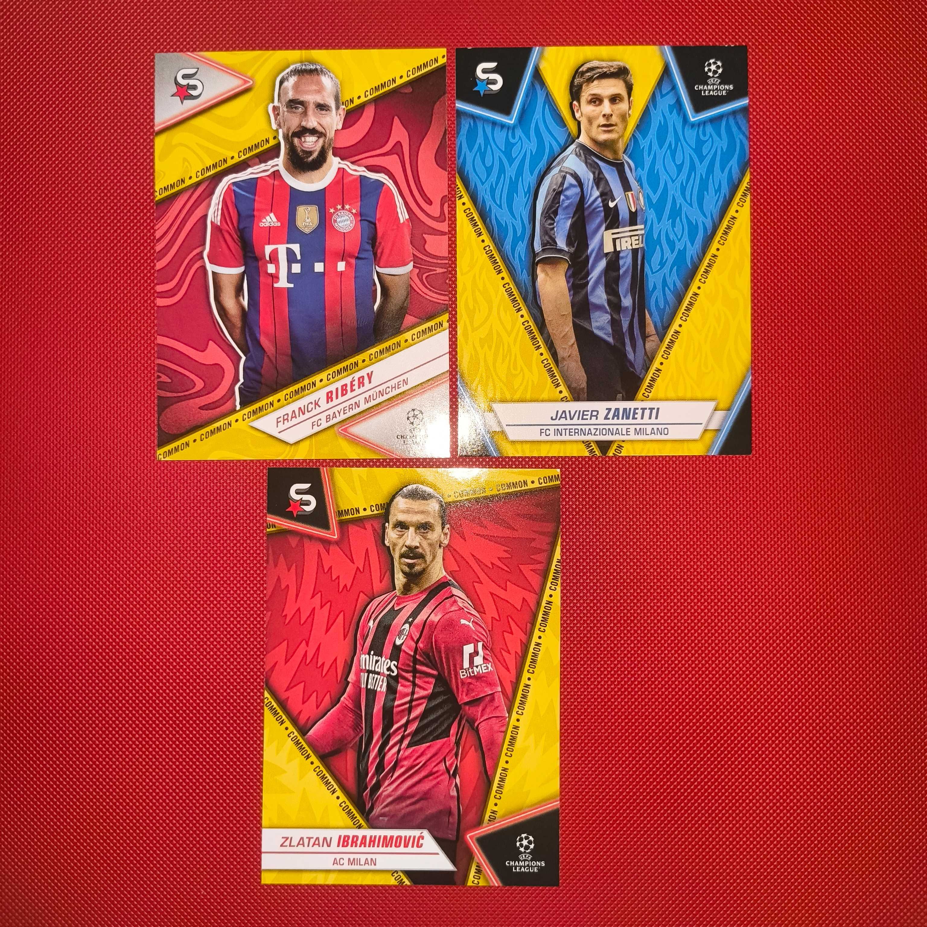 3 Cartas Common Legend Topps Superstars