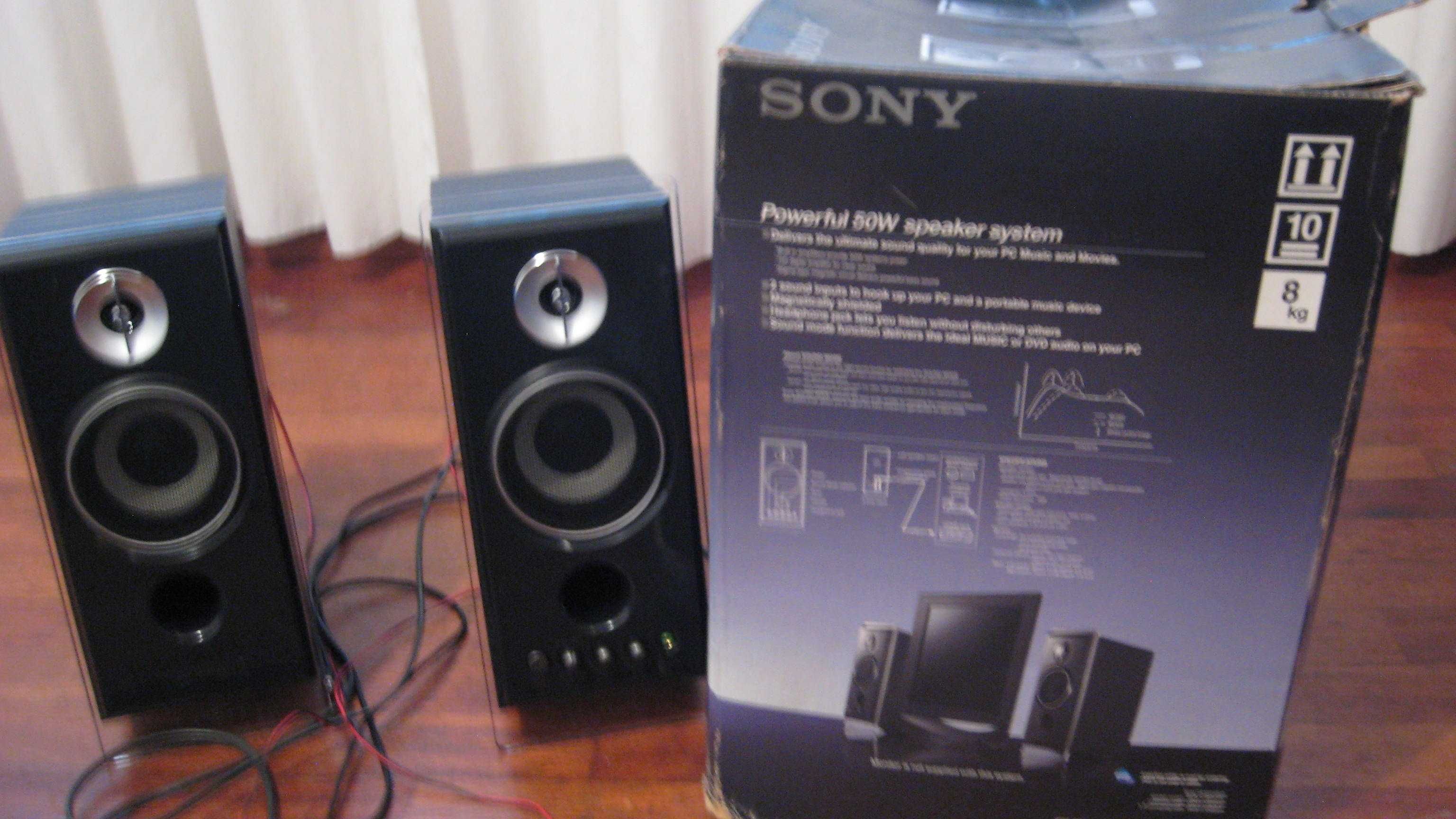 Colunas Sony para computador