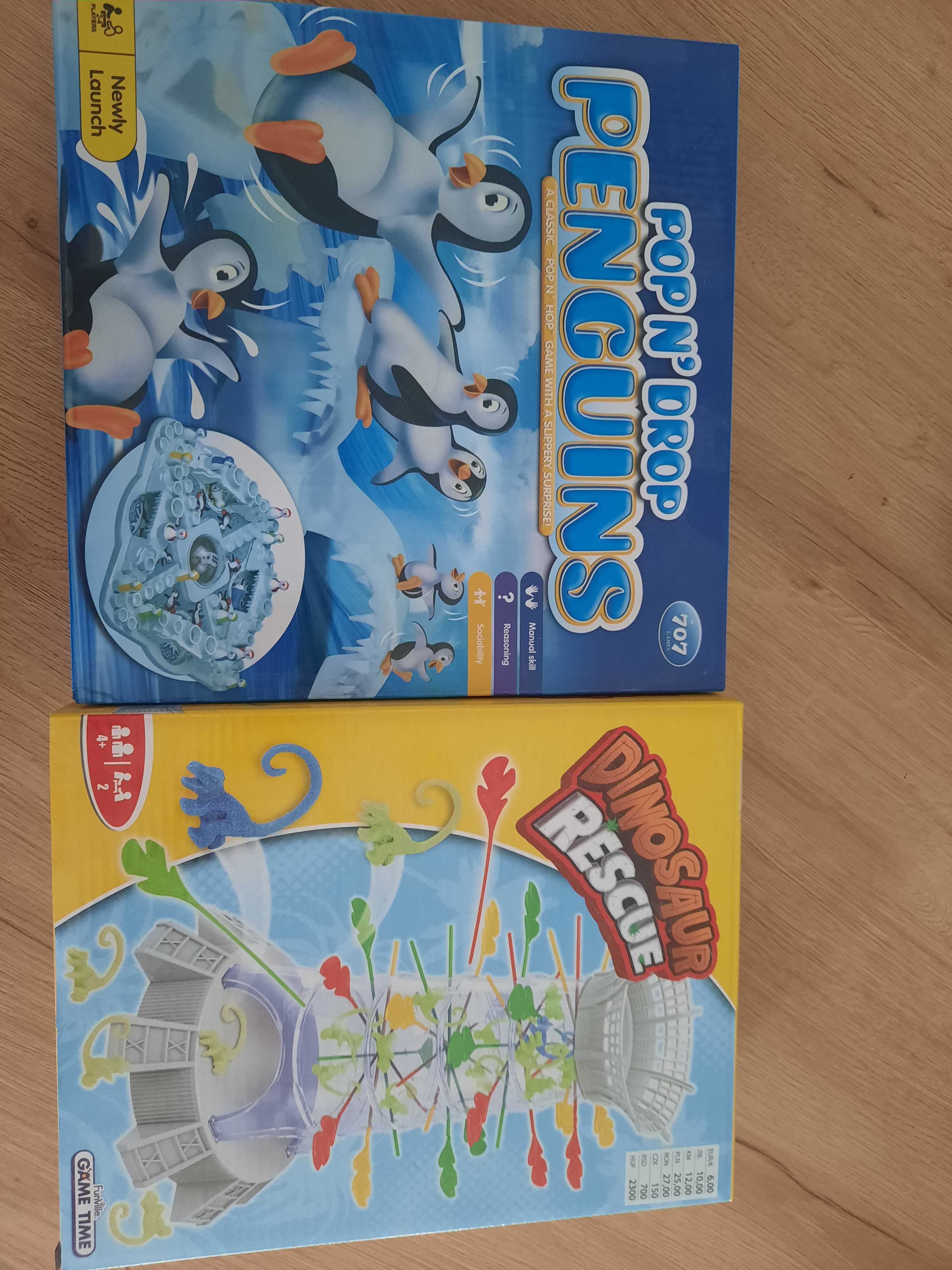 Gry dla dzieci, dinozaury i pingwiny