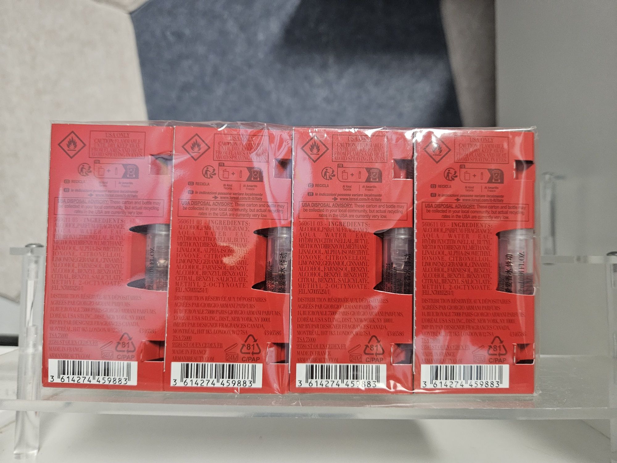 Giorgio Armani Si passione Red Musk 16 x 1.2ml