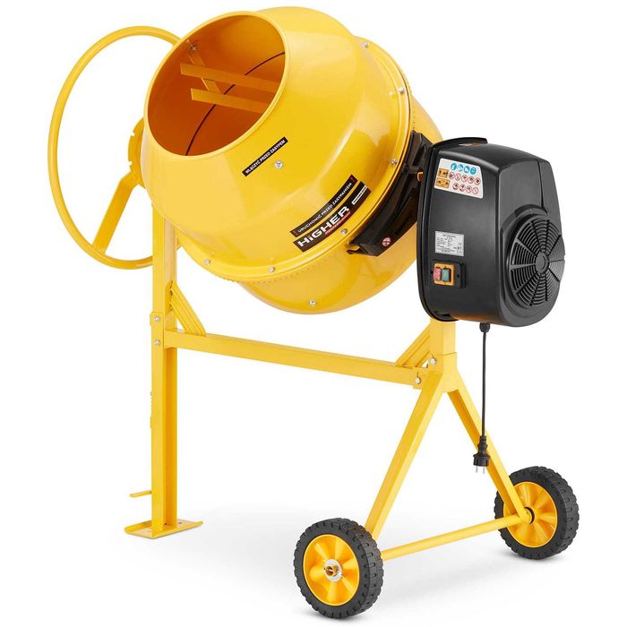Betoniarka wolnospadowa mieszalnik HIGHER PROFESSIONAL 200L 230V 1500W