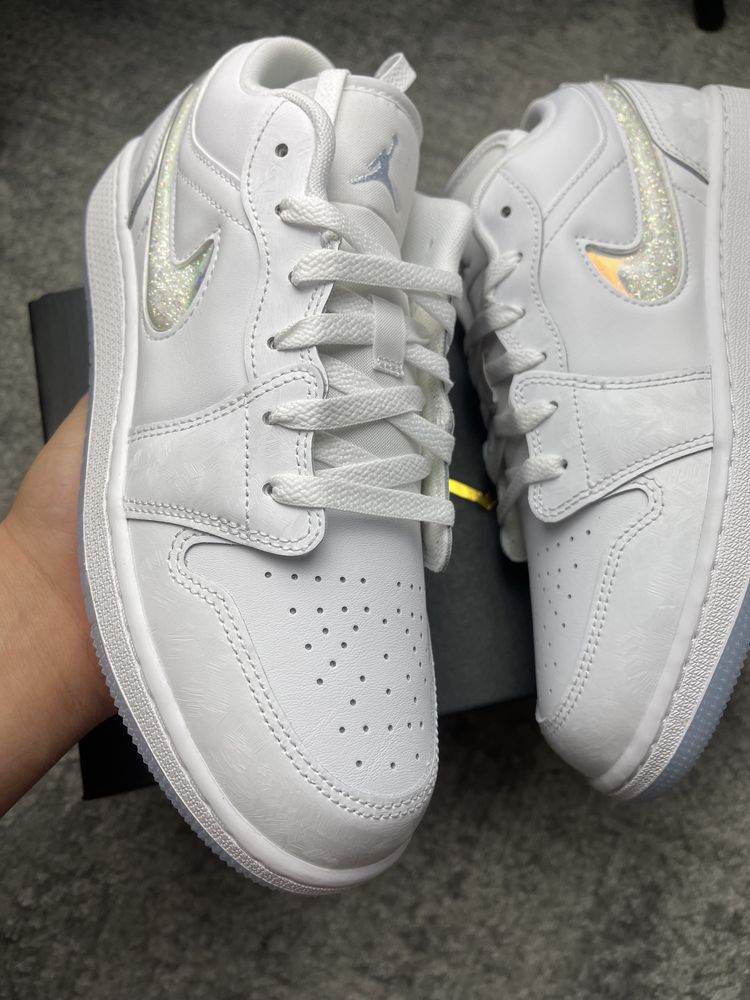 Nike Air Jordan 1 Low Ice Blue Frozen Snow 40 *NOWE*