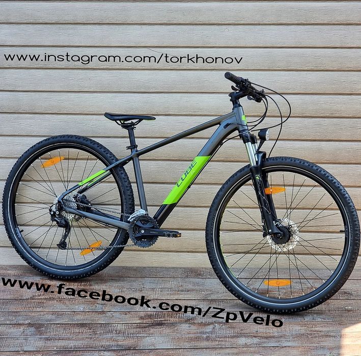 29 CUBE Aim SL Вилка 100mm Shimano Alivio 2x9 Disc Гідравлика LED свет
