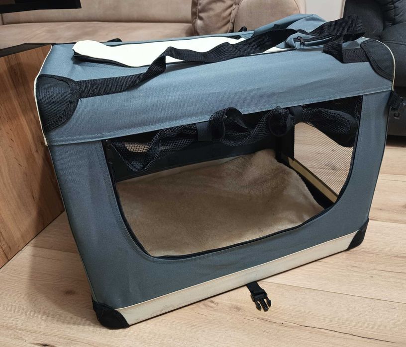 Duży transporter kojec klatka dla psa kota 70 cm