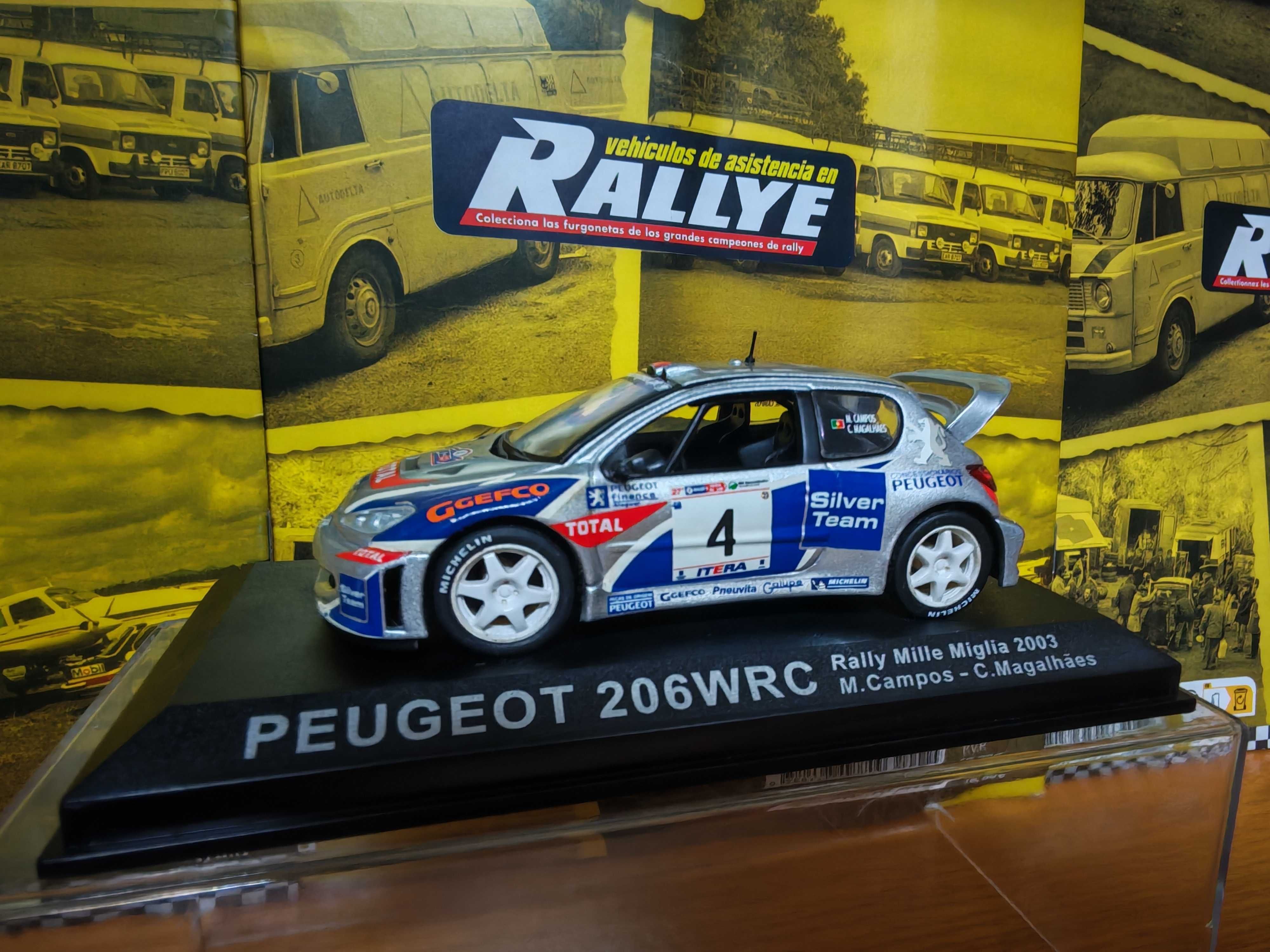 Peugeot 206 WRC - M. Campos - Escala 1:43