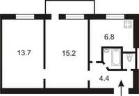 Продажа 2-к квартиры 44м2 на Русановке