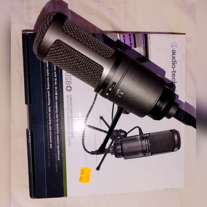 Mikrofon pojemnościowy Audio Technica AT2020USB+