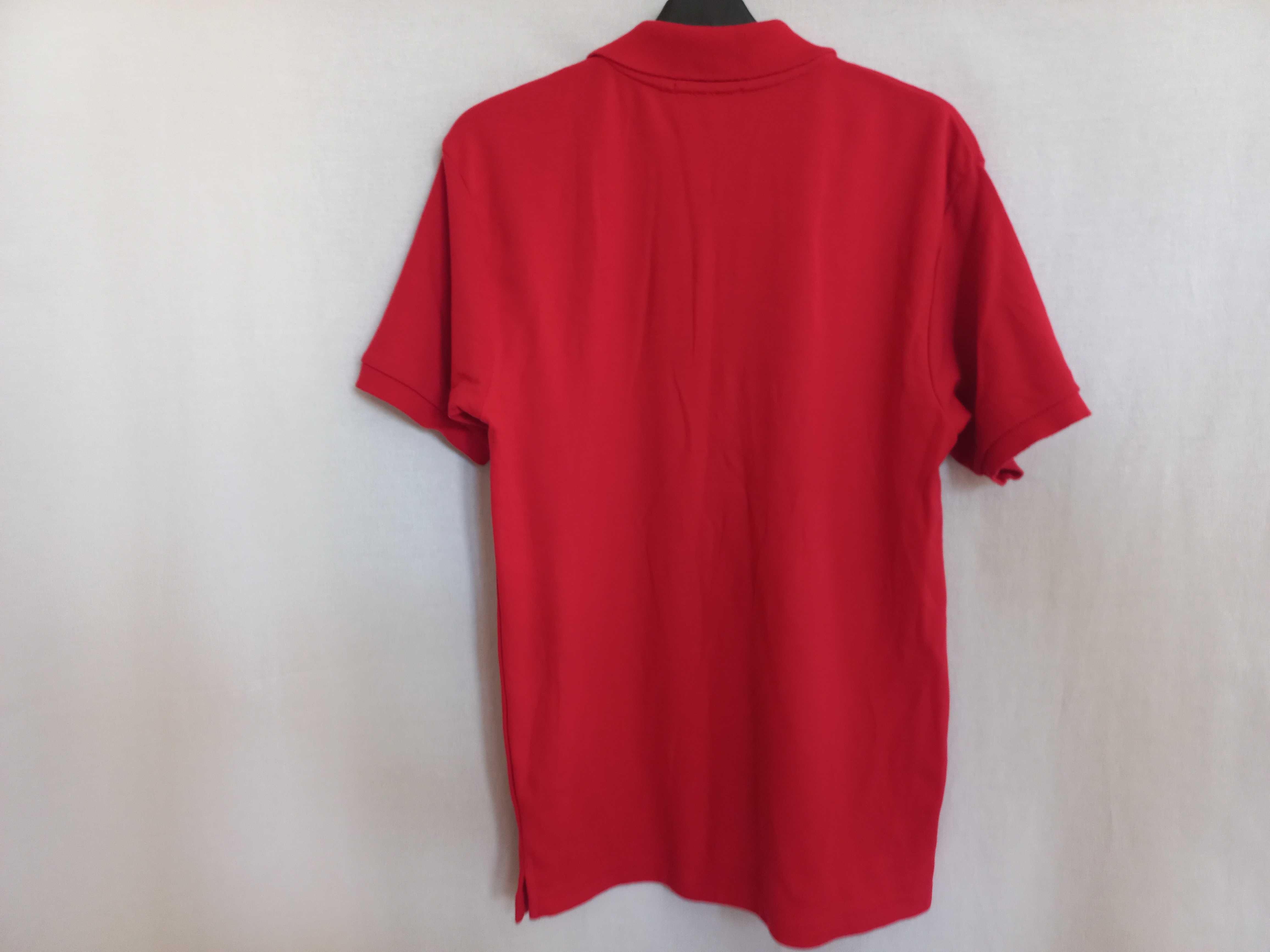koszulka POLO męska r. M czerwona Ralph Lauren