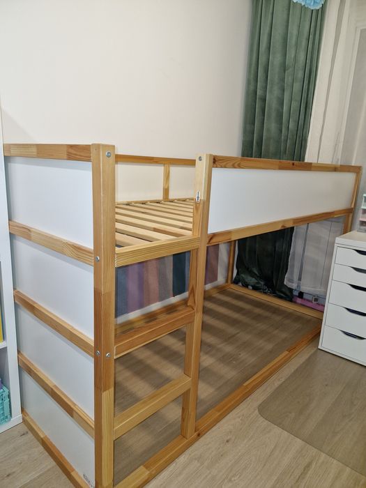 Łóżko piętrowe Ikea Kura