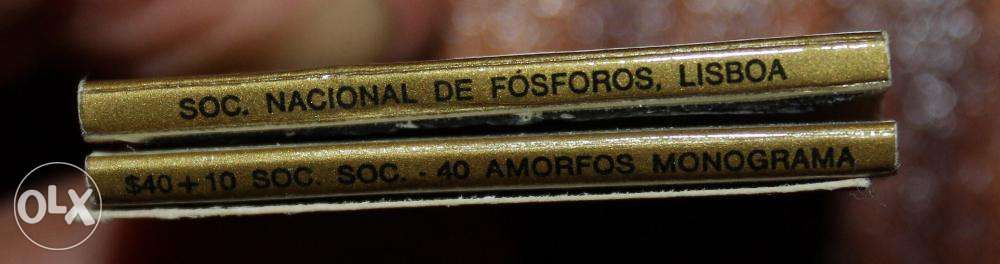 Caixa de Fósforos (Antiga) - Coleccionismo