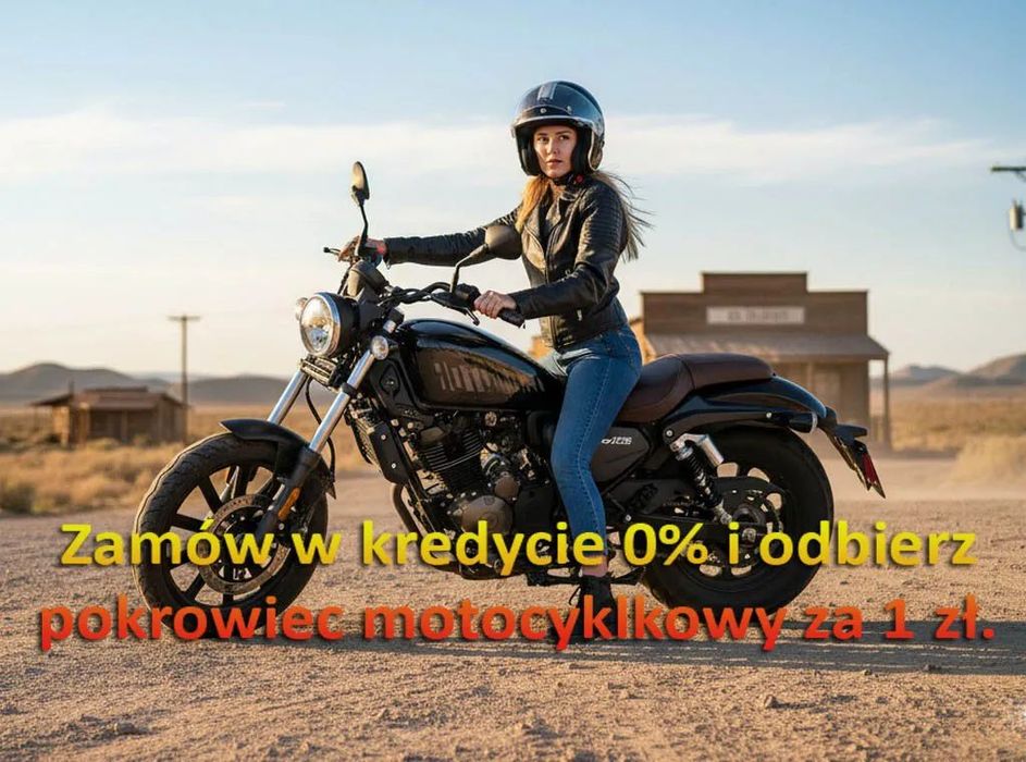 QJMOTOR SRV 125 QJMOTOR SRV125 15KM ABS Chopper Dostawa pod dom Raty 0%