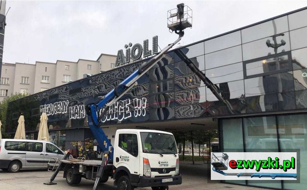 Zwyżka podnośnik koszowy zwyżka nożycowa z operatorem lub bez wynajem