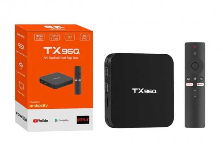TX96Q Смарт приставка + голосовой пульт/999Каналов/Настройка android10