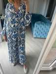 H&M długa maxi oversize sukienka w stylu Boho M
