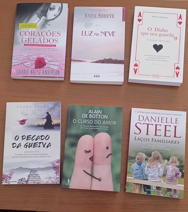 Livros variados a 5 cada