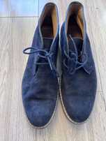 Massimo Dutti trzewiki chukka granatowe 42