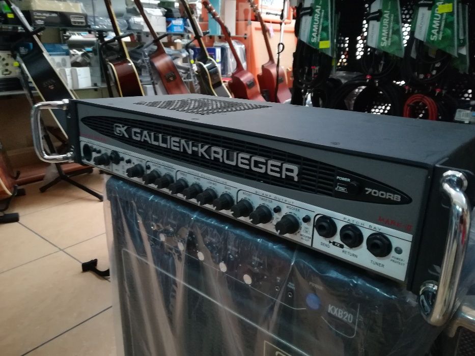 wzmacniacz basowy GALLIEN-KRUEGER + kolumna 15"