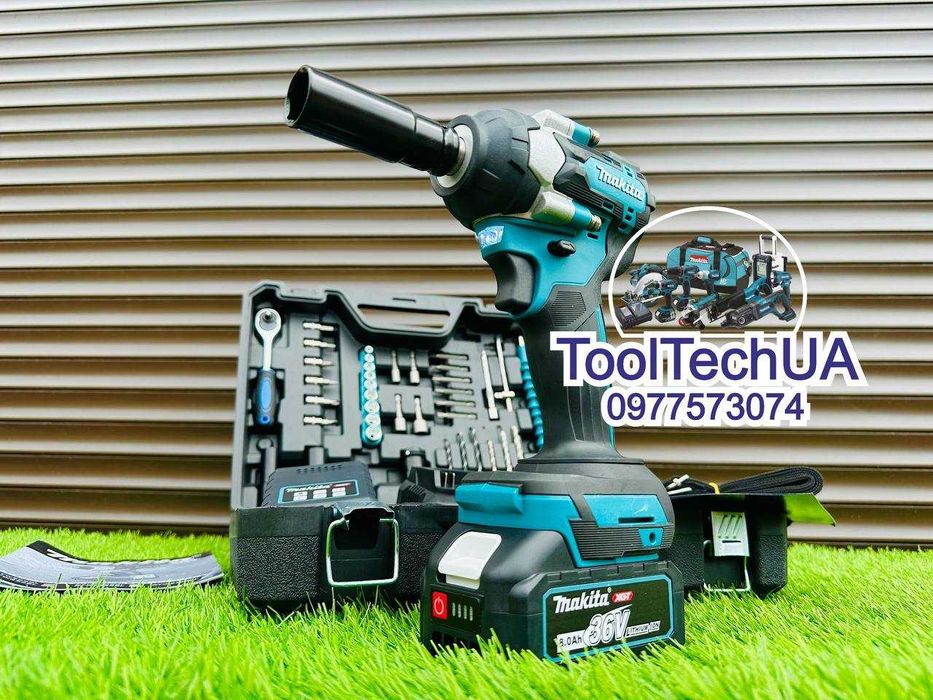 Безщітковий Гайкокрут з набором розхідника Макіта DTW500 XGT 1/2 36В8А