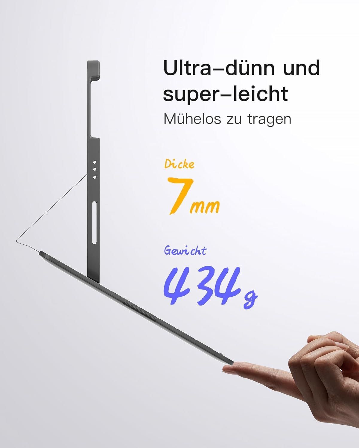 Etui Inateck iPad 10 generacji z klawiaturą, do iPada 11 generacji