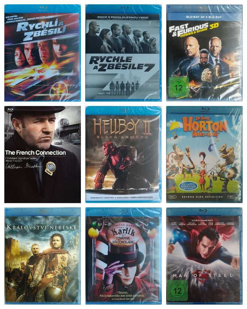 Blu-ray Диски Amaray с русским и украинским языком