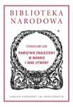 Pamiętnik znaleziony w wannie i inne utwory Ossolineum Stanisław Lem