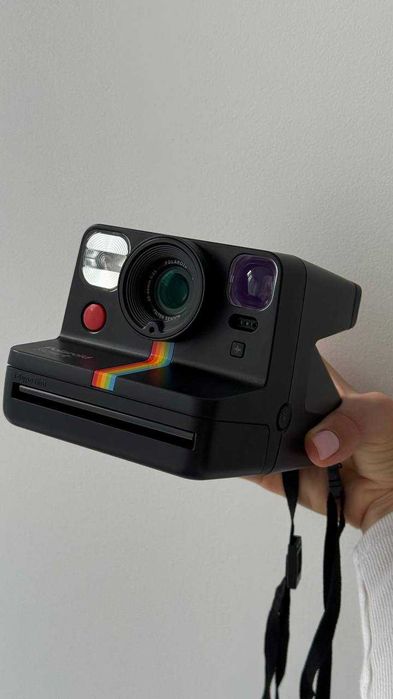 Набір камера Polaroid Now+ Black + сумка-чохол з додатковими фільтрами