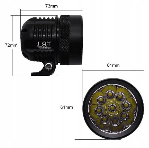 Halogeny 90W 9000LM Mega Moc Lampy Relfektory Lightbar Led