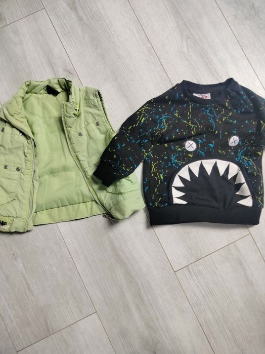 Bluza i bezrękawnik 80