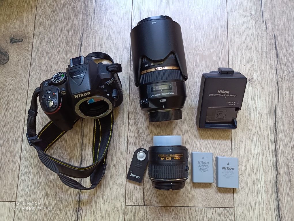 Nikon D5300. Stan jak nowy, 2 obiektywy.