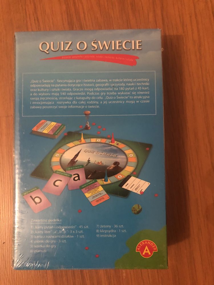 Gra planszowa - Quiz o świecie