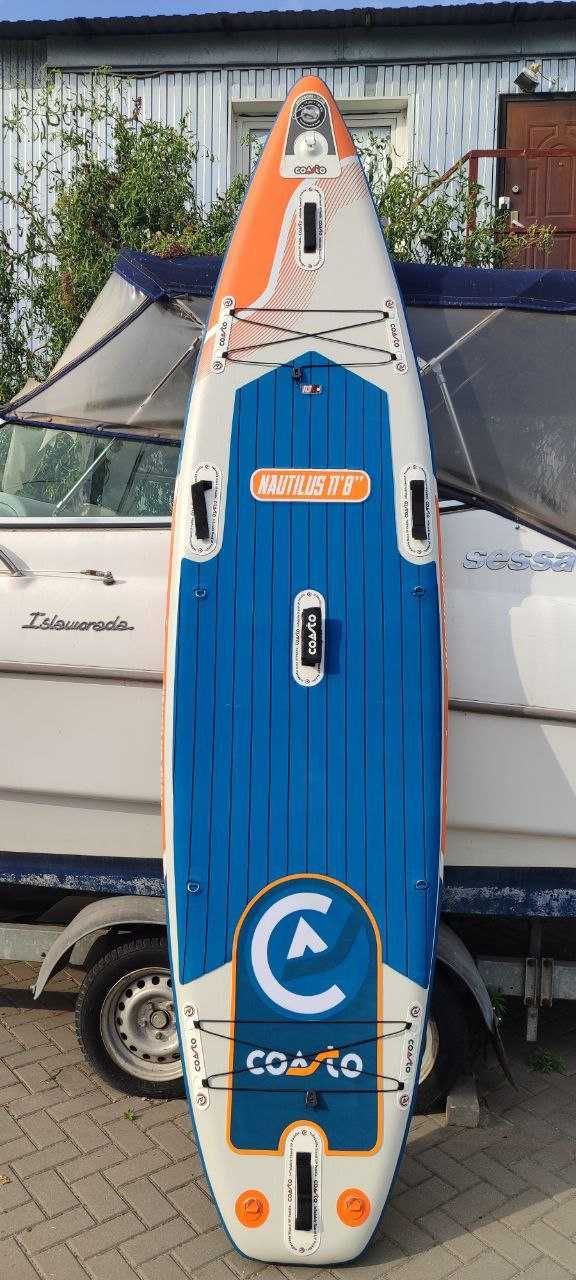 COASTO TURBO 12'6 381x76 САП доска SUP дошка 2 СЛОЯ борд board Paddle