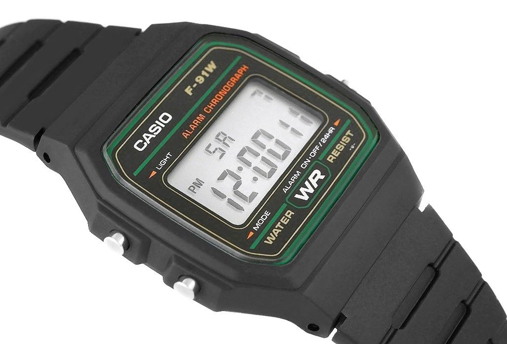 zegarek męski casio f-91w-3dg + box