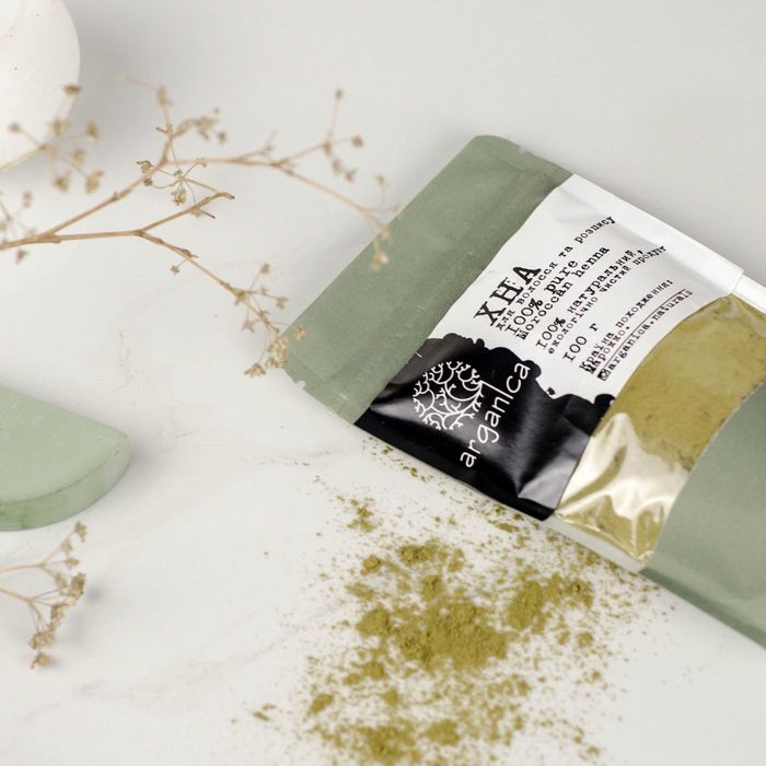 Хна свіжомелена органічна - Свежемолотая органическая хна