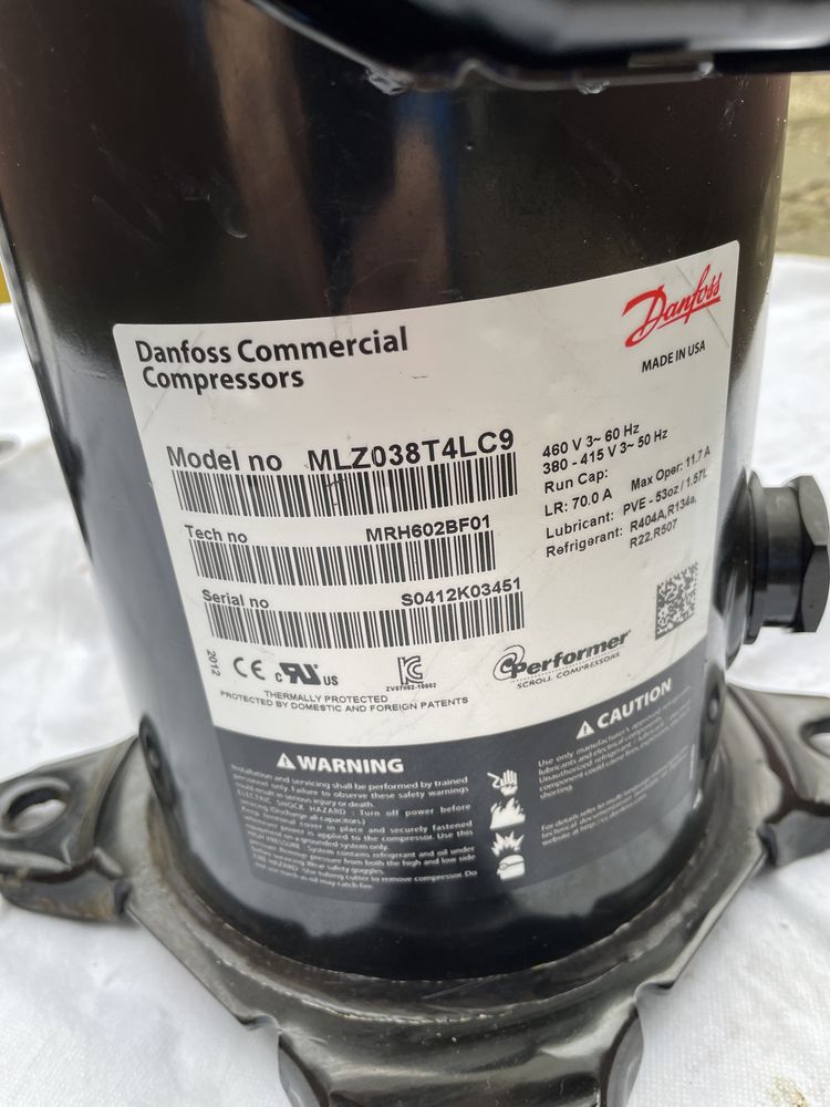 Kompresor Danfoss MLZ038T4LC9